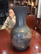 坭興陶收藏級作(zuò)品 劉明洲老師鐵筆(bǐ)書法